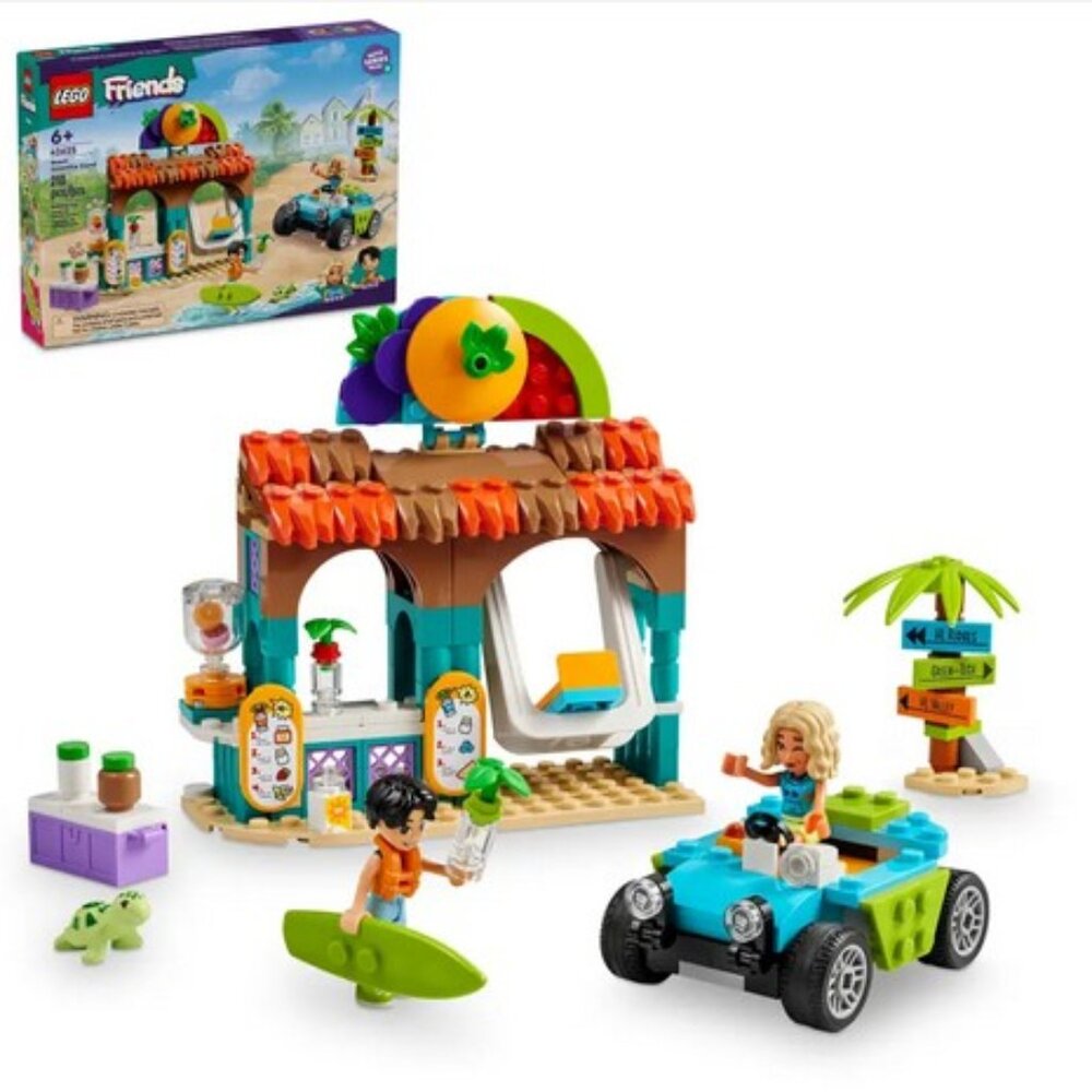 New Sealed Lego Friends Beach Smoothie Stand Play Food 42625 Retiring Set